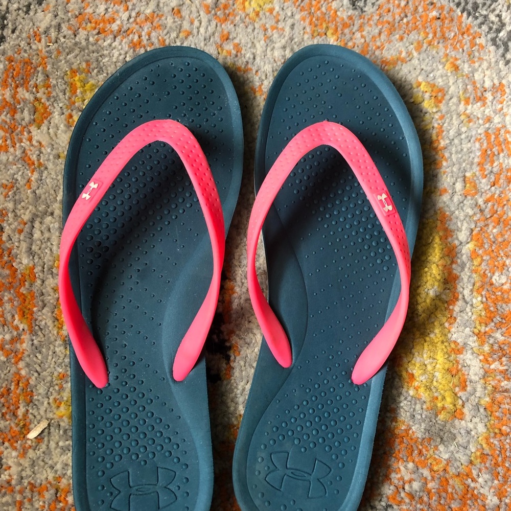 Under Armour flip flops